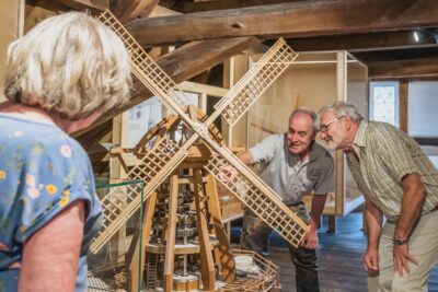Holzhandwerk am Originalschauplatz