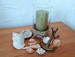 Windlicht mit Körbchen aus Schnur & DIY‑Kleber