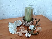 Windlicht mit Körbchen aus Schnur & DIY‑Kleber