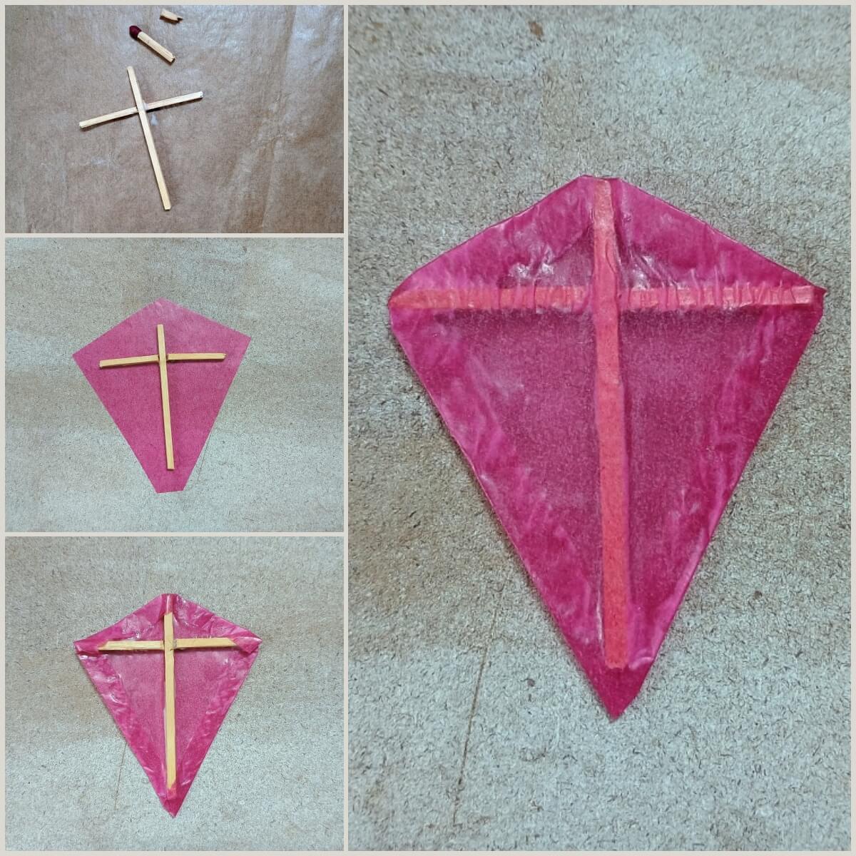 DIY Grußkarte mit Drachen – Gebastelt aus Folie & Transparentpapier