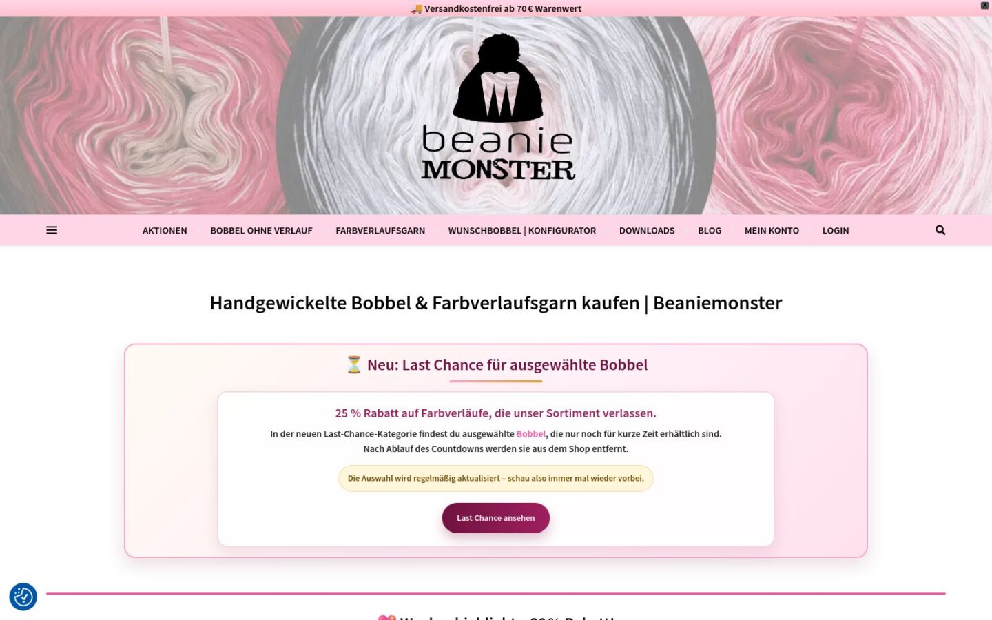 beaniemonster – Farbverlaufsgarn, das verzaubert