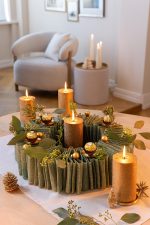Adventskranz aus Juteband