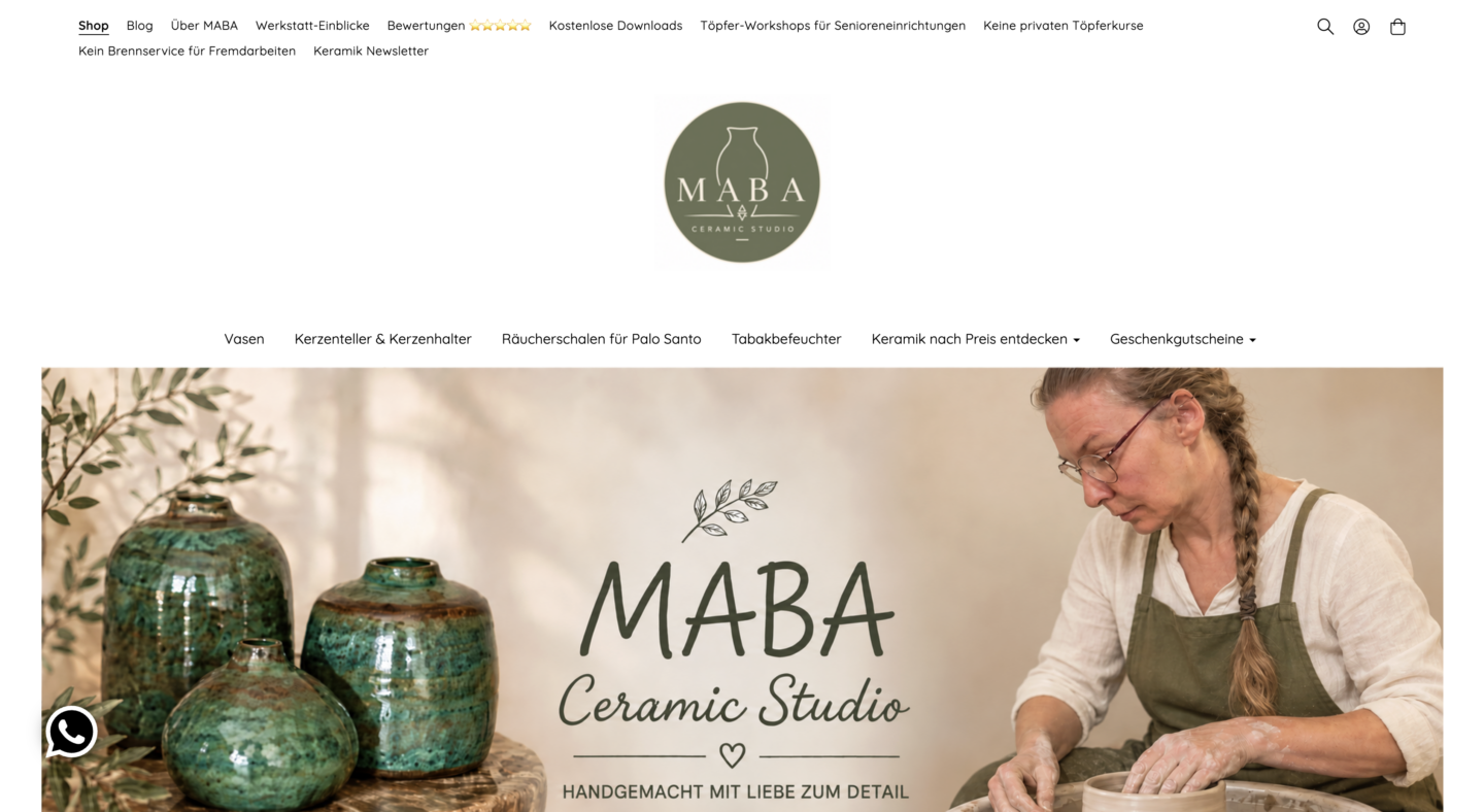 MABA Ceramic Studio – handgemachte Keramik