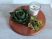 Blumen aus Laub basteln - schnelle Herbstdeko mal anders