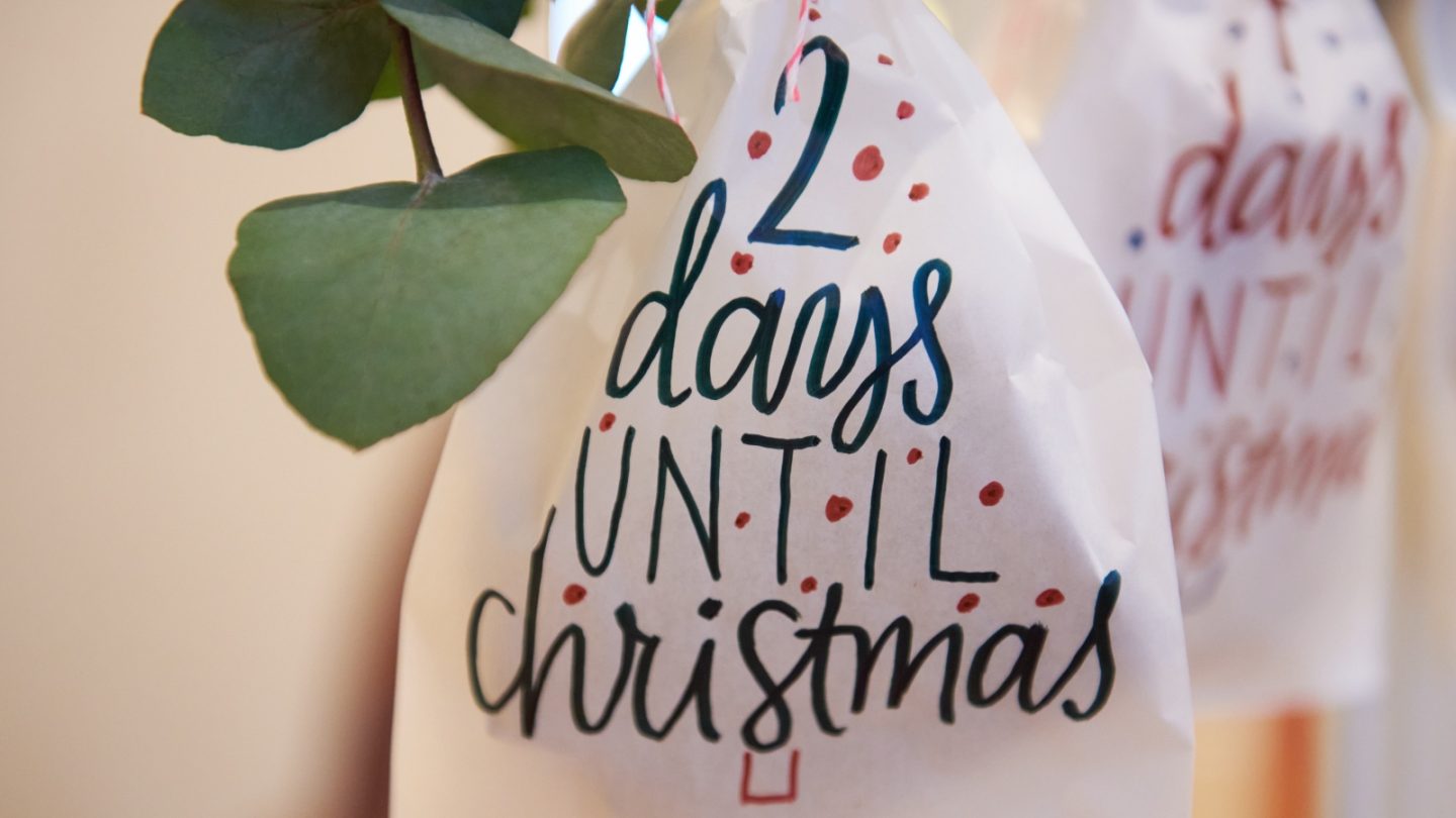 Einfache Adventskalender-Idee