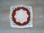 Granny Square mit Kürbissen – Häkelanleitung für eine herbstliche Deko