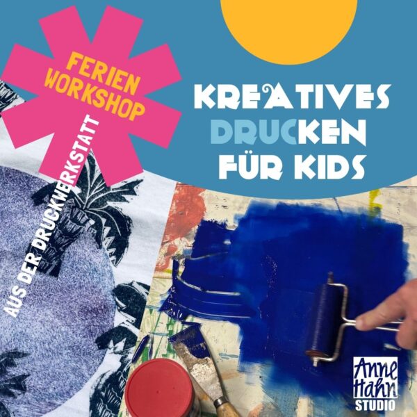 Kreatives Drucken für Kids – Ferienworkshop