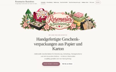 Rosemaries Basteleien – handgefertigte Geschenkideen