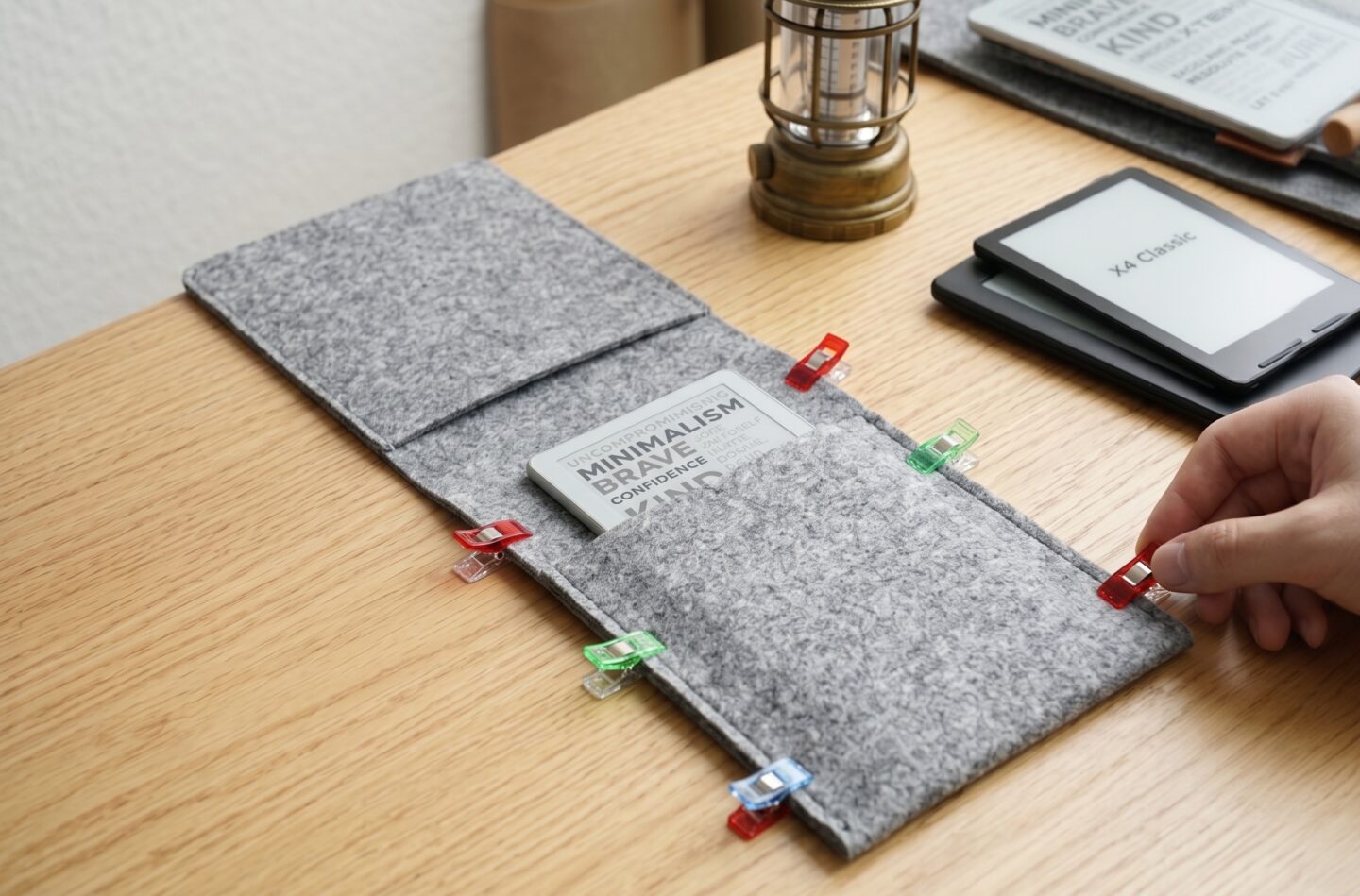 Schnelle E-Reader Hülle aus Filz nähen