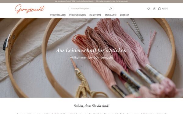 Preview webshop https://www.garngemacht.de