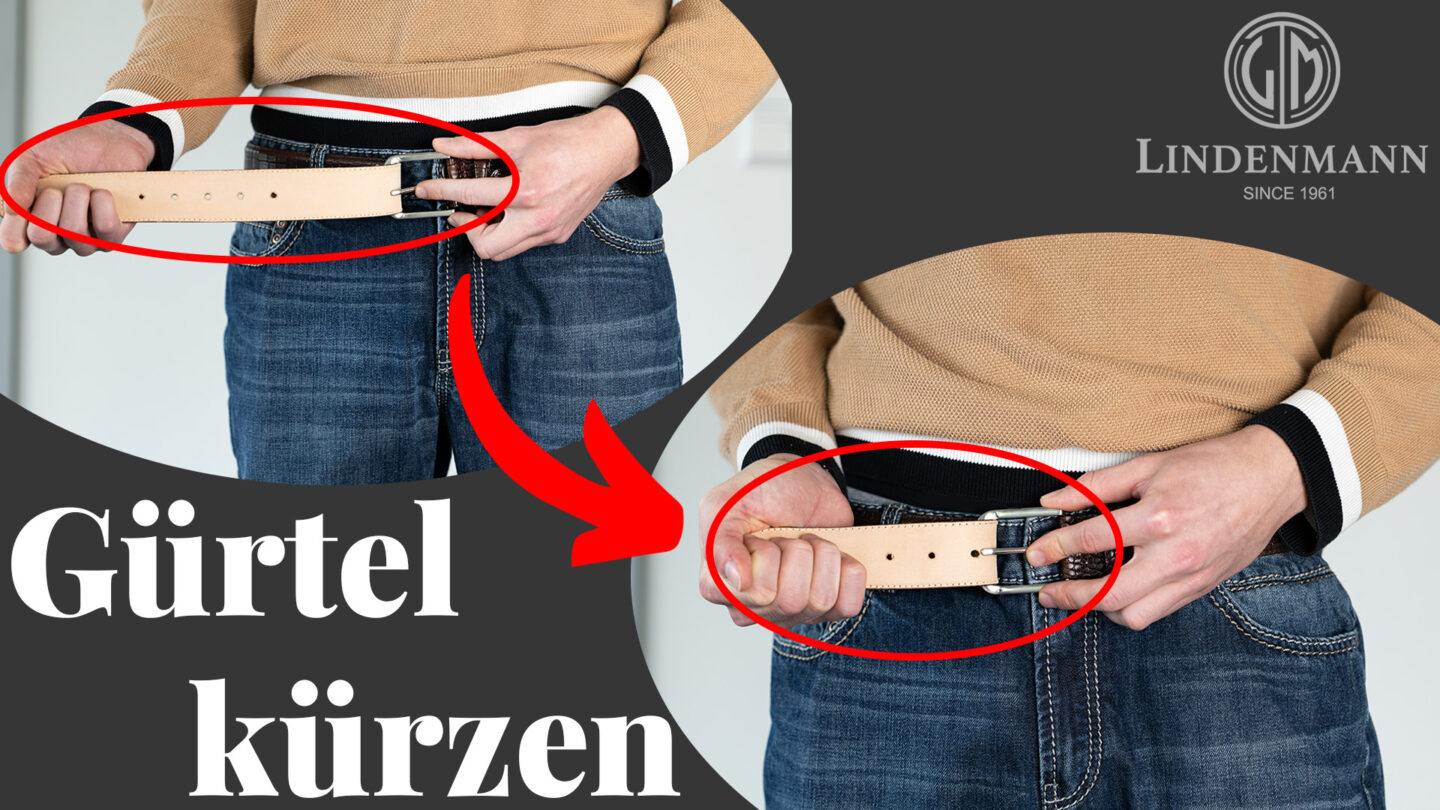 Klassischen Gürtel kürzen – So einfach geht’s!
