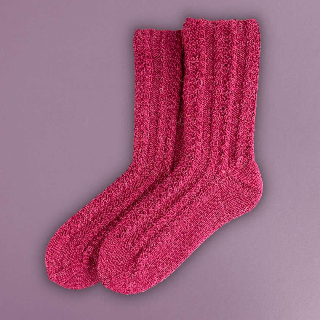Gewinnspiel Strickset Socken Berry