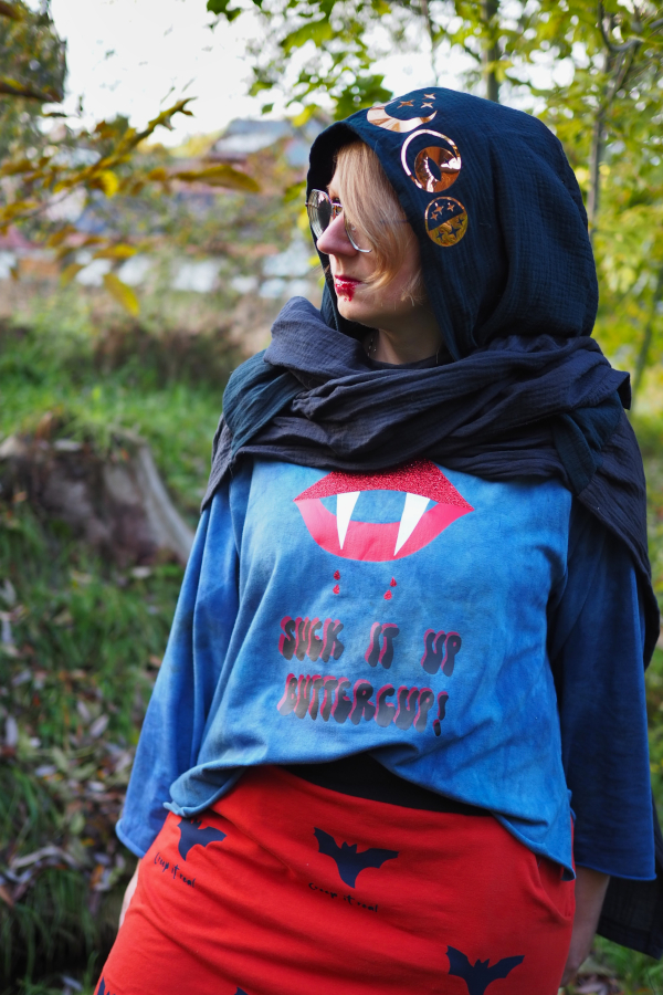 Halloween Kostüm DIY ☻ mit Plotter Freebie