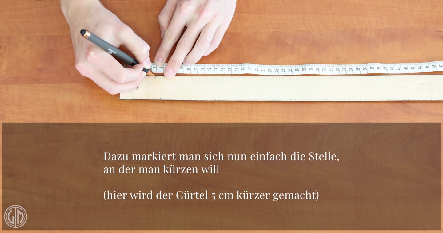 Klassischen Gürtel kürzen – So einfach geht’s!
