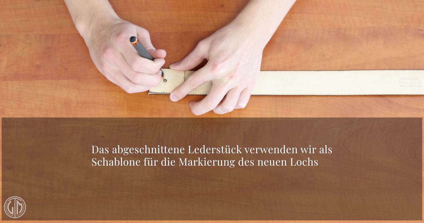 Klassischen Gürtel kürzen – So einfach geht’s!