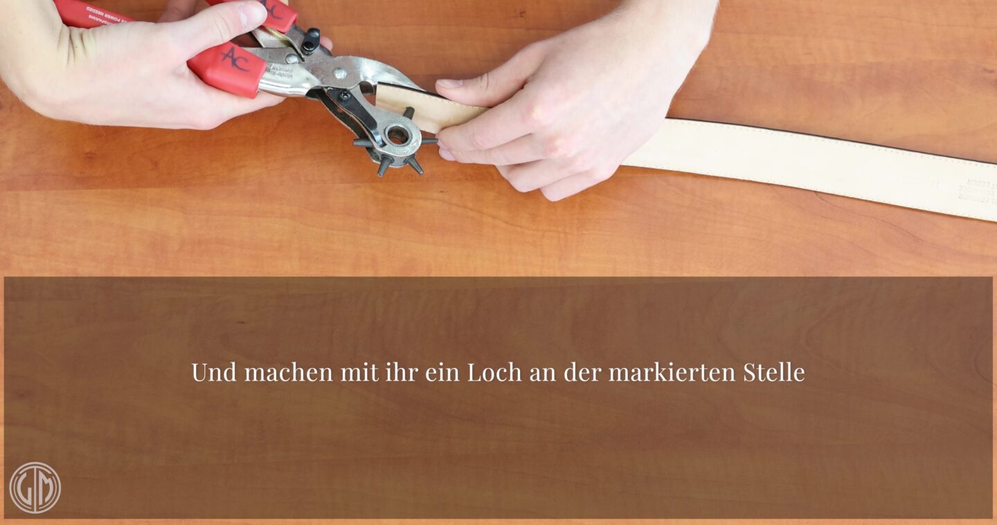 Klassischen Gürtel kürzen – So einfach geht’s!