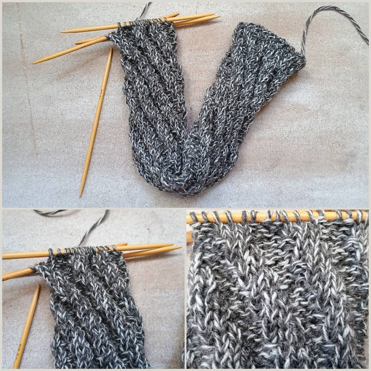 Spiralsocken stricken – ausführliche Strickanleitung für alle Größen