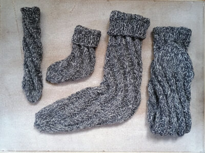 Spiralsocken stricken – ausführliche Strickanleitung für alle Größen