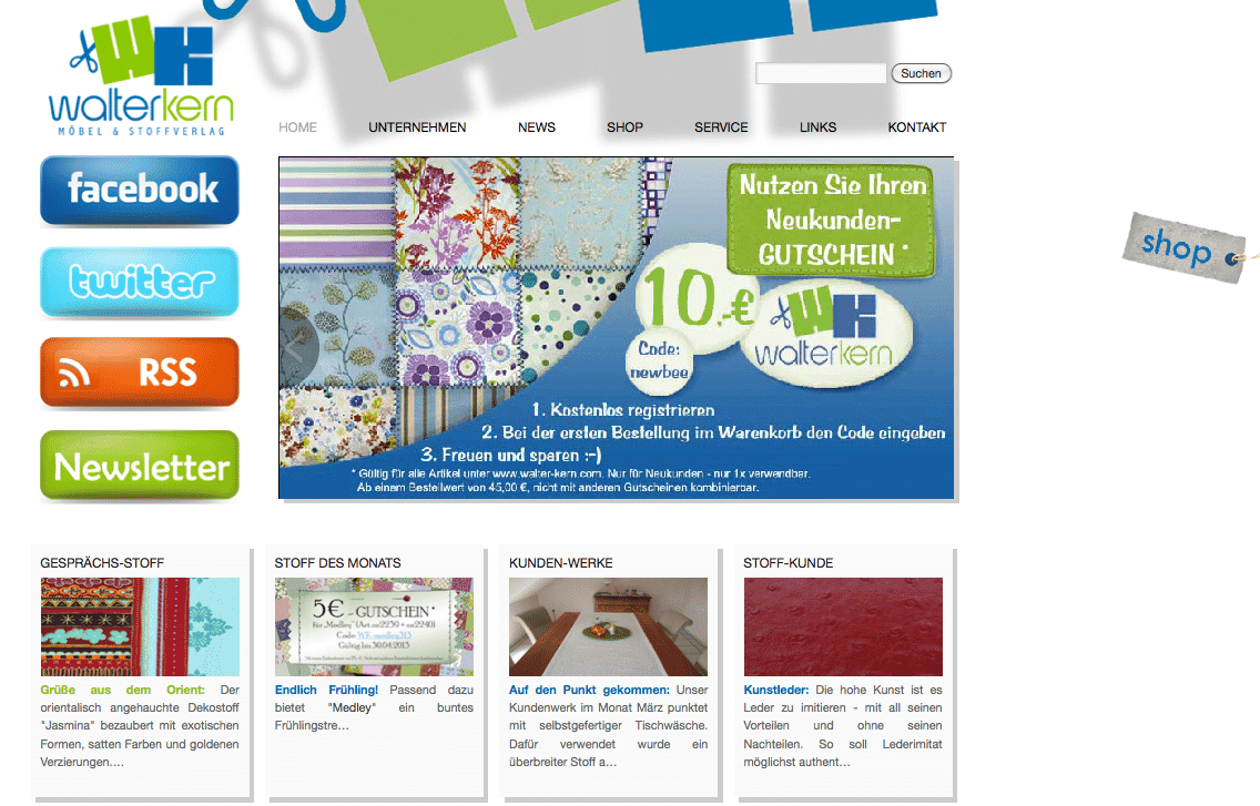 Kreativblog: Walter Kern Möbel & Stoffverlag