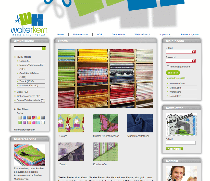 Walter Kern Möbel & Stoffverlag
