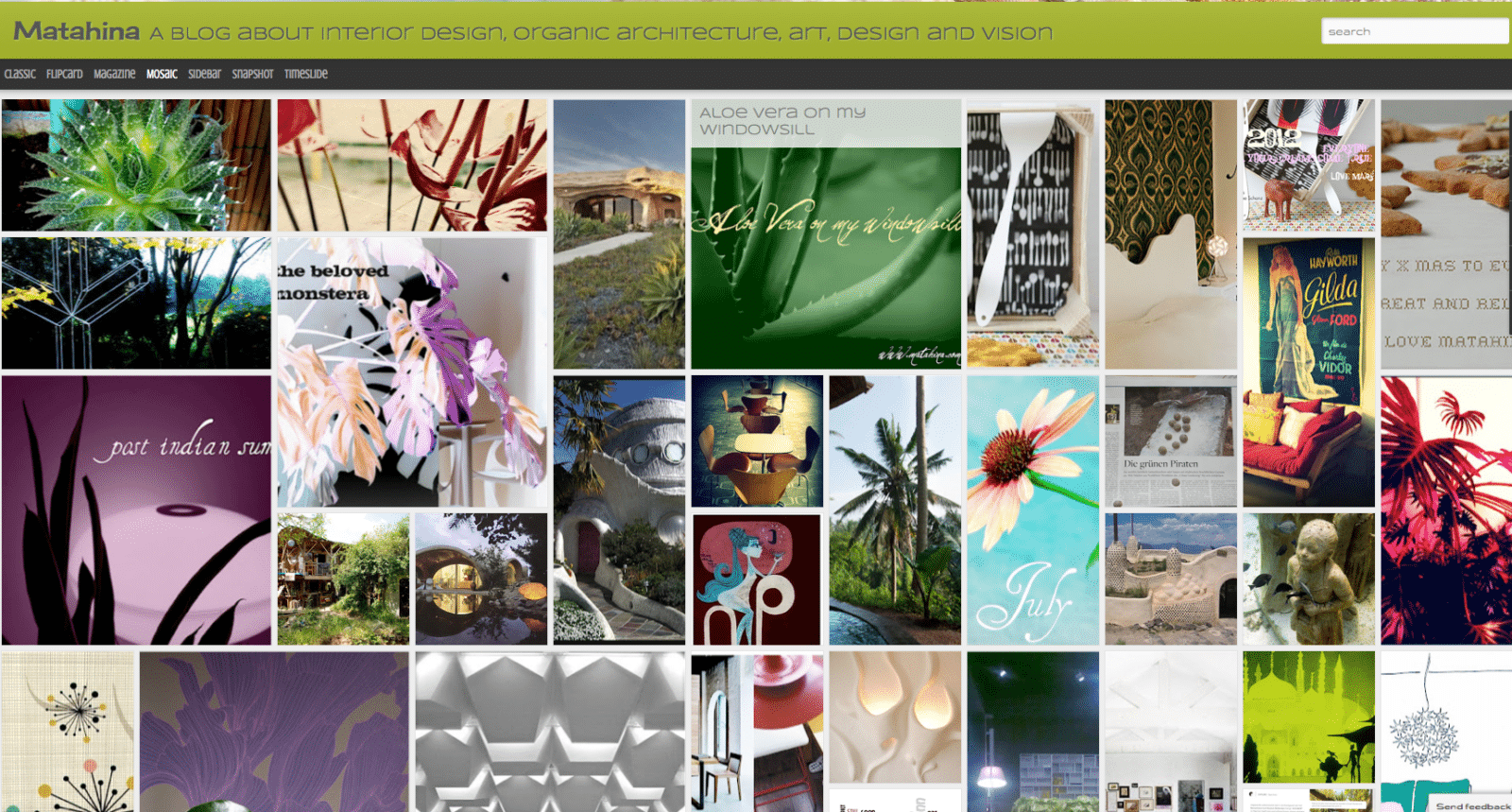 Matahina – a blog about interior design, organic architecture, art, design and vision