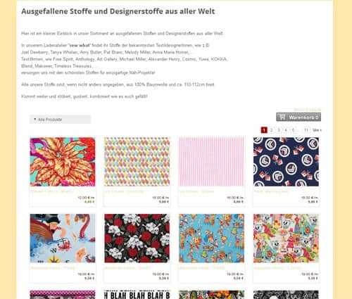 SEW WHAT Stoffe aus aller Welt SEW WHAT Stoffe aus aller Welt