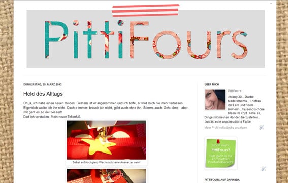 PittiFours – genähte Schönigkeiten aus Stoff plus