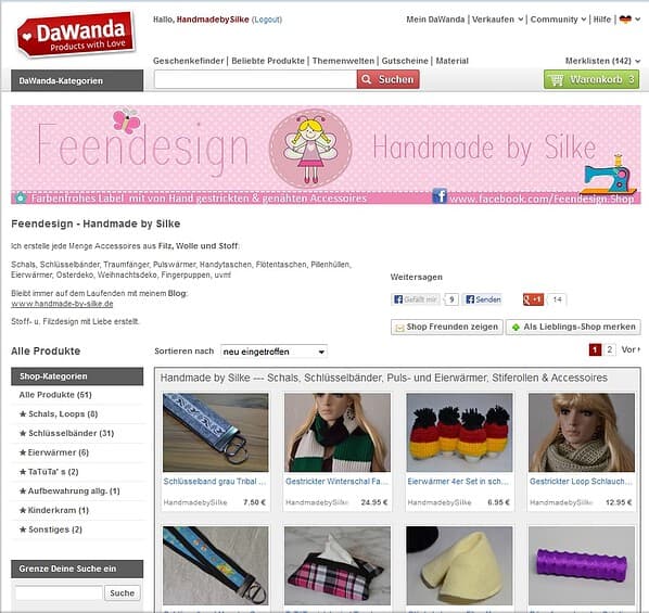 Feendesign - Onlineshop