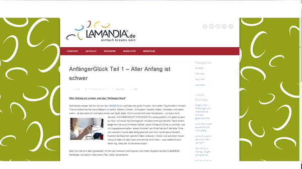 Für Strickanfänger, Fortgeschrittene und Profis - aktuelles.lamandia.de