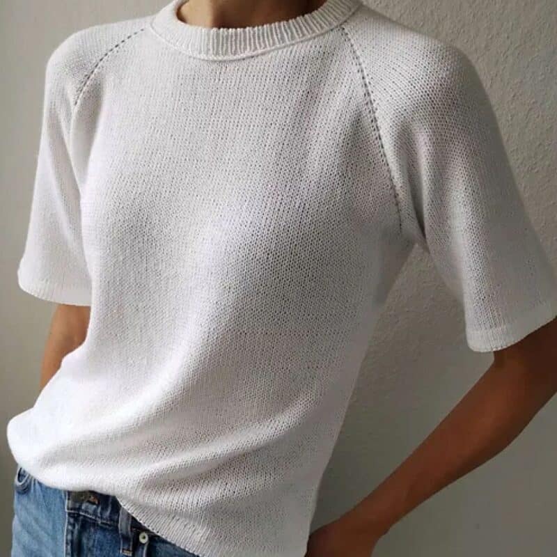 Strickset für Raglan-Kurzarmshirt „Freestyle“ mit Garn (und Anleitung auf Ravelry)